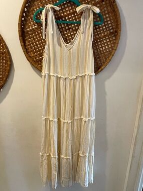 Label of Love | Tiered Maxi Cover -Up | M/L